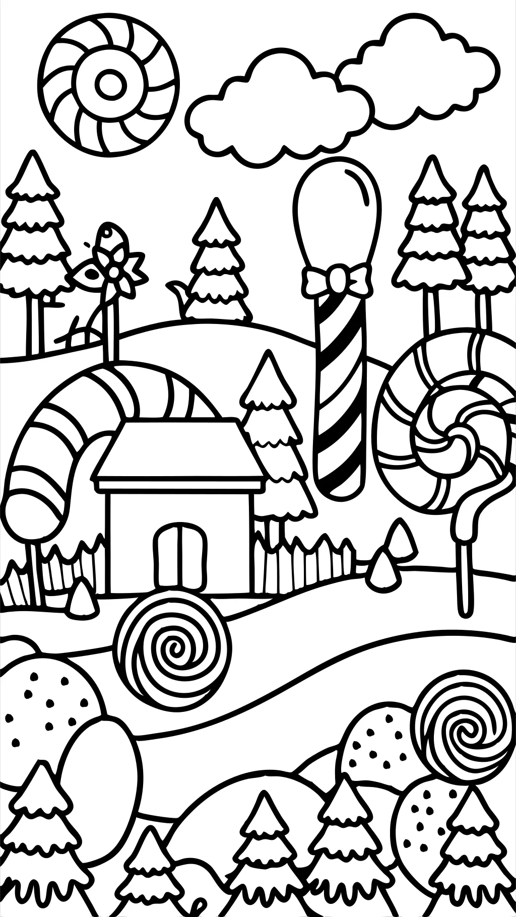 coloring pages of candyland